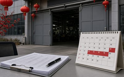 Año Nuevo Chino: cómo planificar la producción para que el cierre de fábricas no te frene
